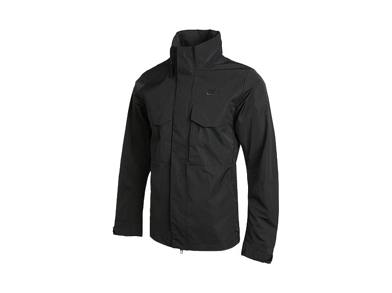 Nike Jackets Black Hooded (Detachable)