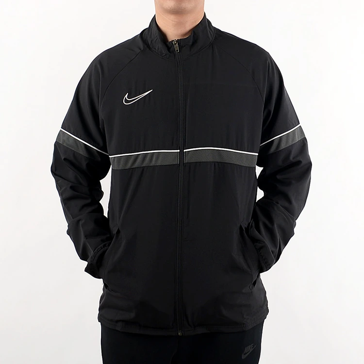Nike Jackets Black Stand Collar Moderate