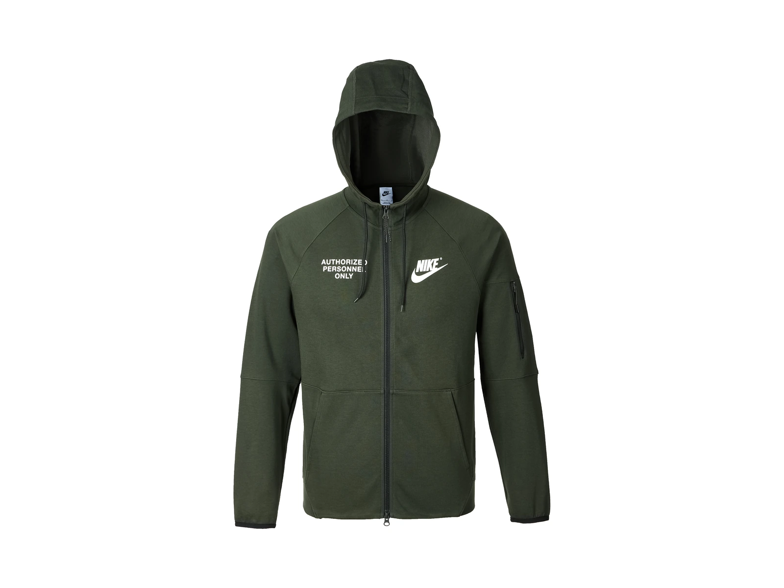 Nike Jackets Green Hooded