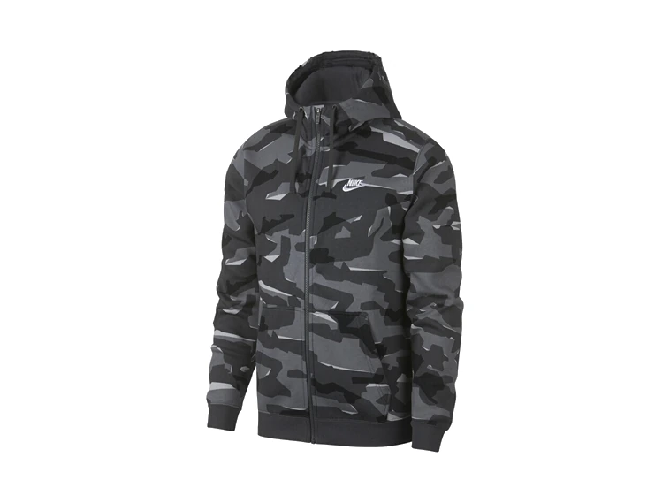 Nike Jackets Gray Black Hooded Moderate