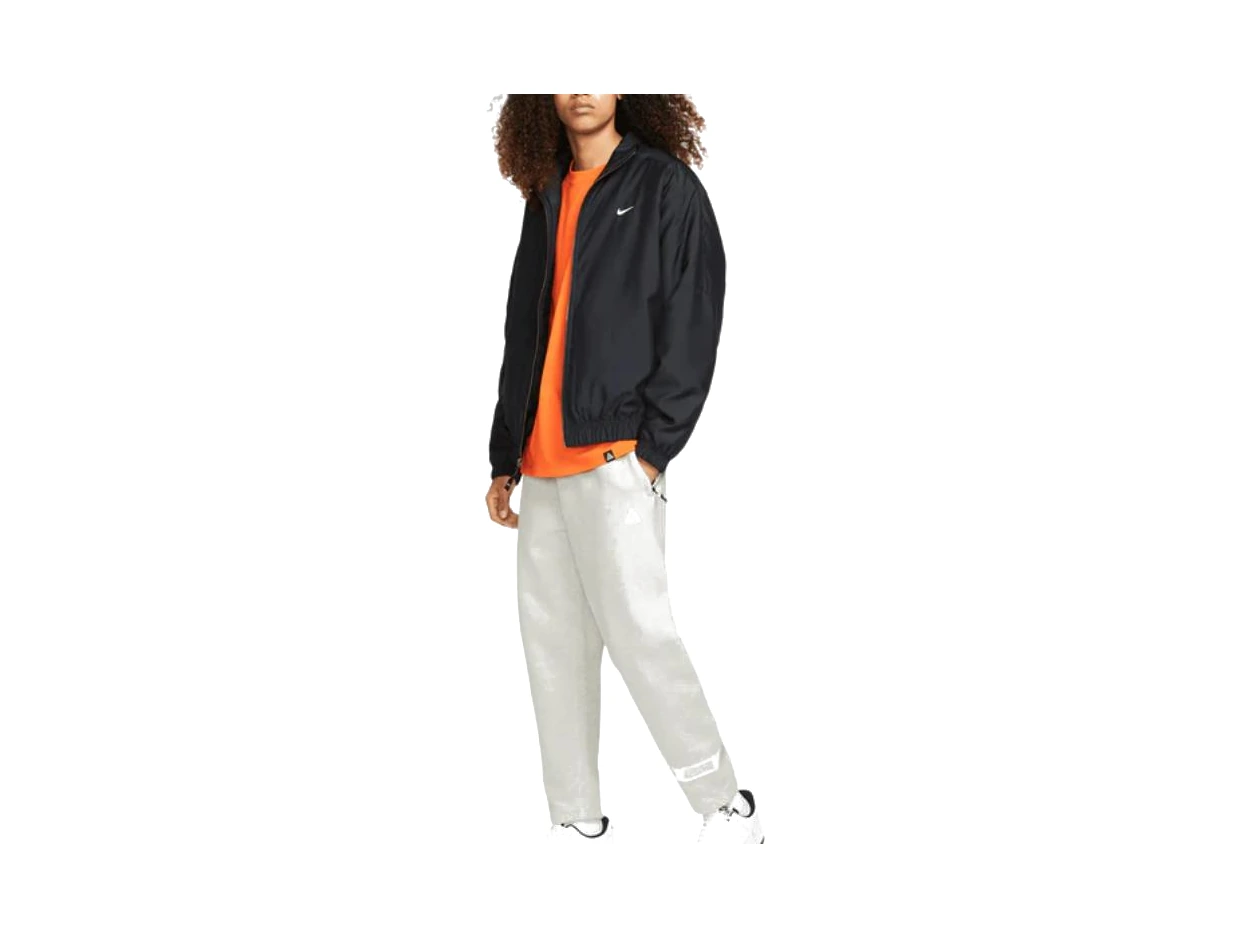 Nike Solo Swoosh Satin Bomber Jacket