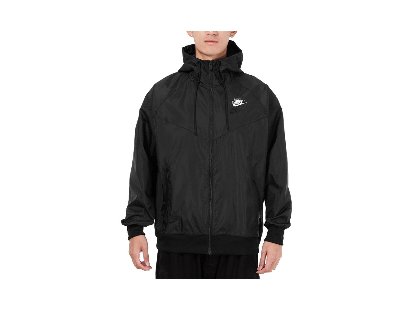Nike Jackets Black Hooded Moderate Other