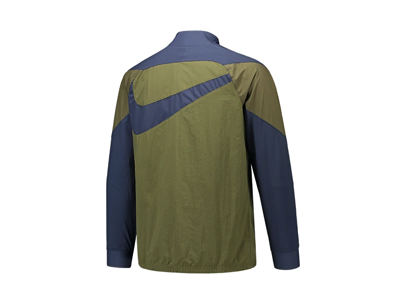 Nike Jackets Olive Green Stand Collar