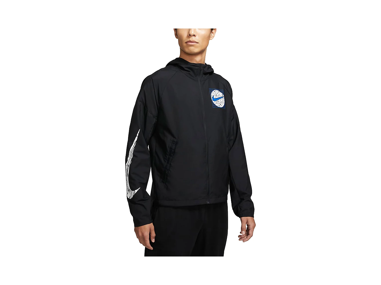 Nike Jackets Black Hooded Moderate Other