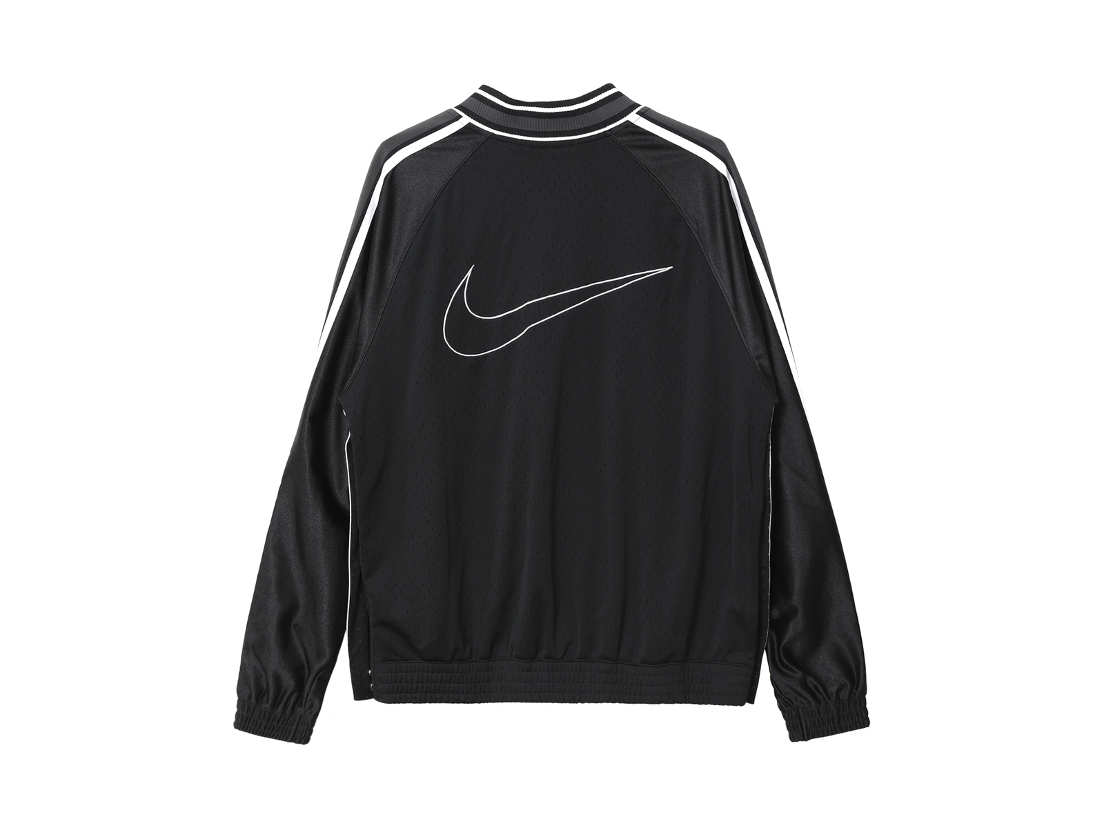 Nike Jackets Black Baseball Collar