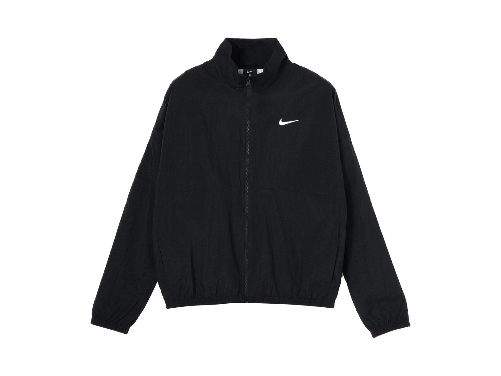 Nike Jackets Black Stand Collar Moderate
