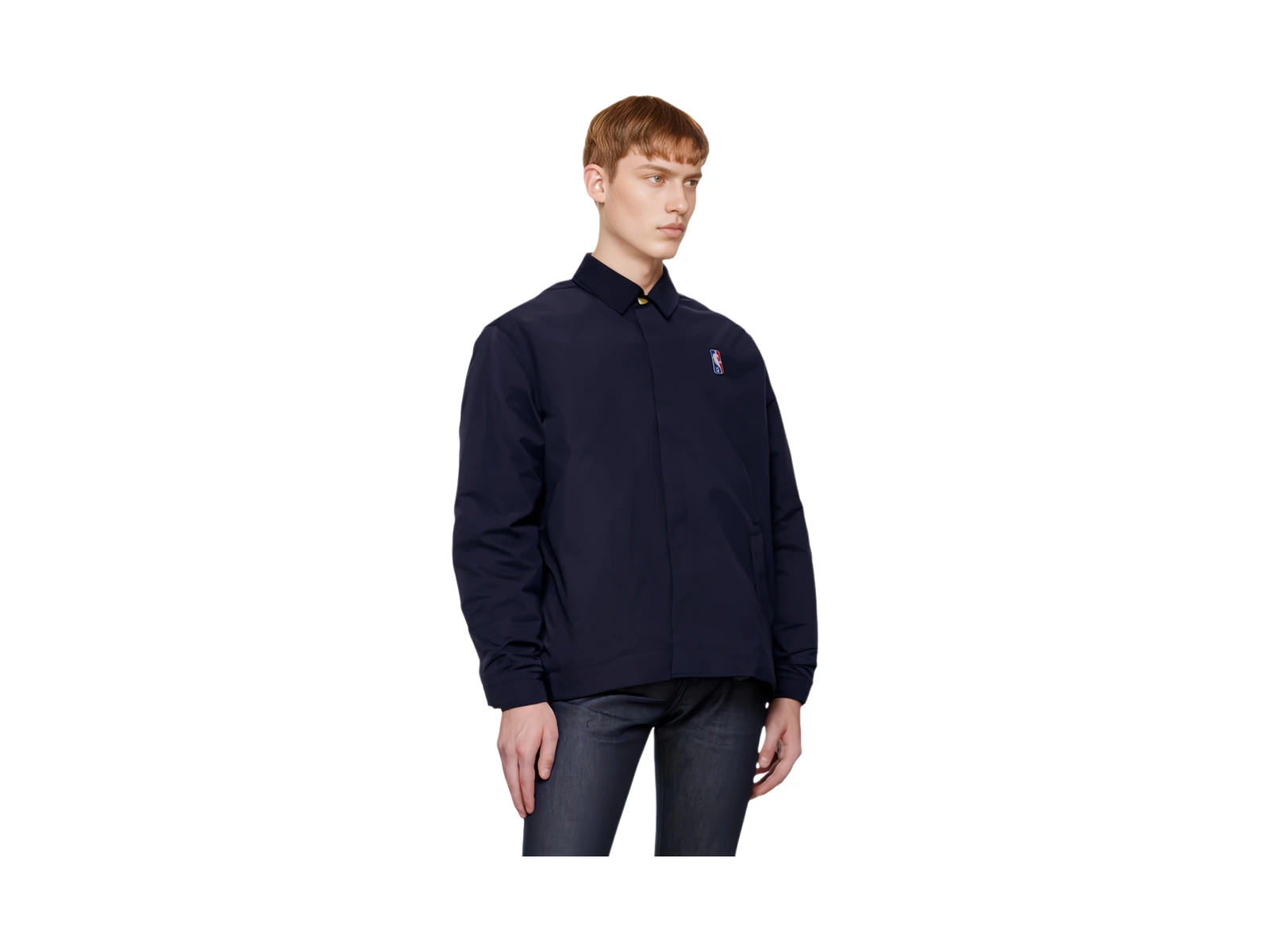 Nike Jackets University Dark Blue Lapel