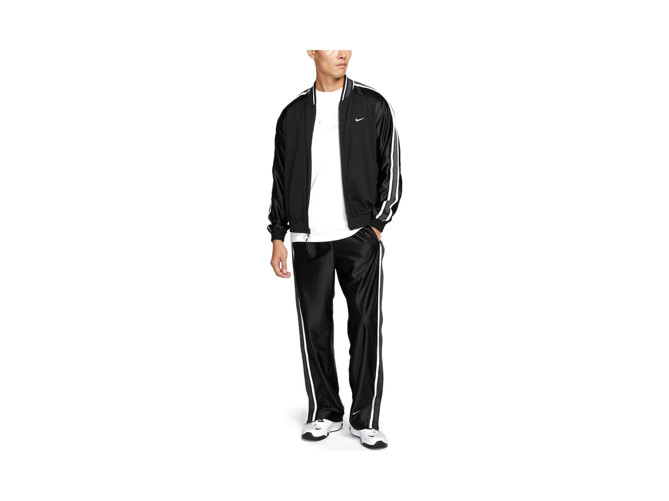 Nike Jackets Black Baseball Collar