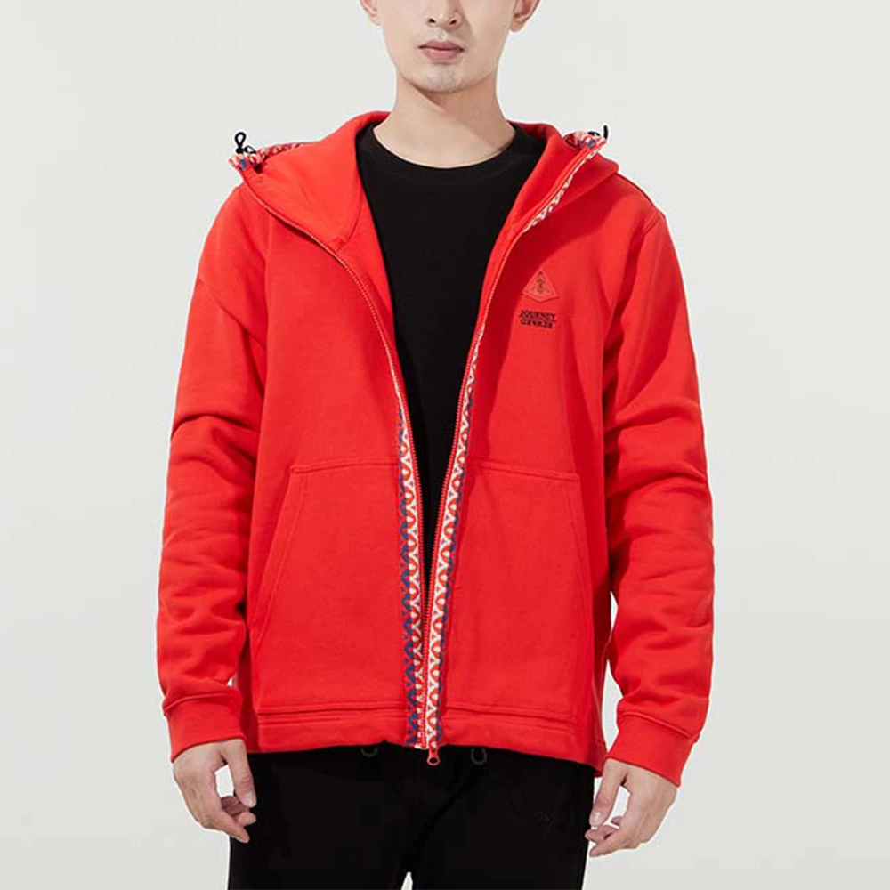 Nike Jackets Red Hooded (Non-detachable)