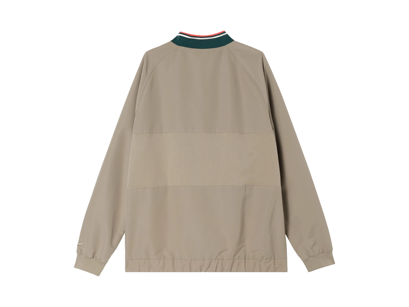 Nike Jackets Khaki Baseball Collar