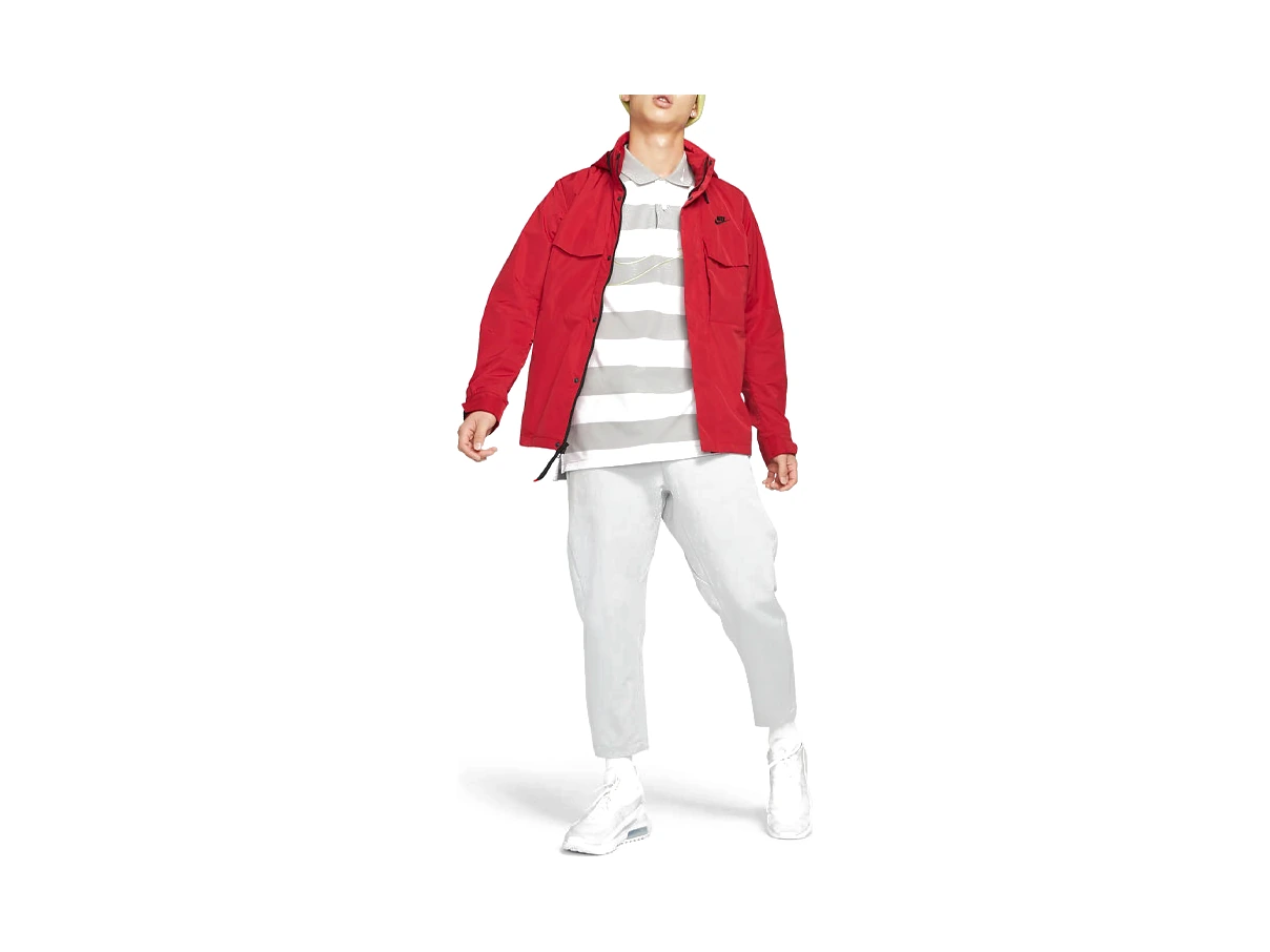 Nike Jackets Red Hooded Moderate Other