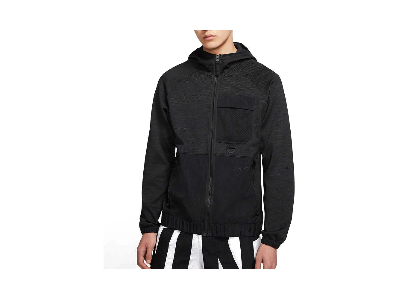 Nike Jackets Black Hooded Moderate Other