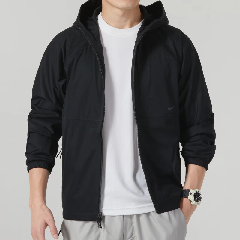 Nike Jackets Black Hooded