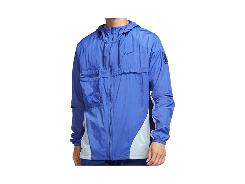 Nike Jackets Cosmic Blue Hooded Moderate