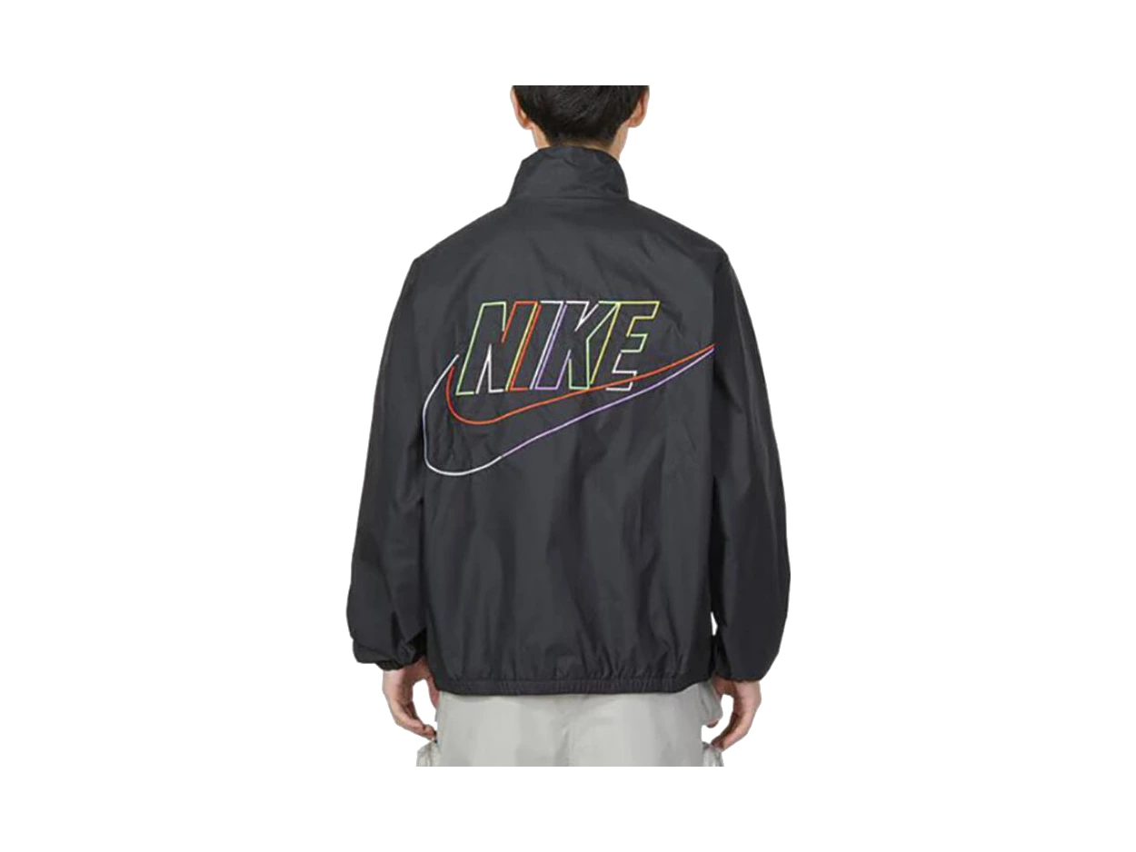 Nike Club Jackets Black Stand Collar