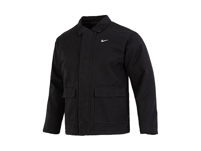 Nike Jackets Black Lapel Moderate