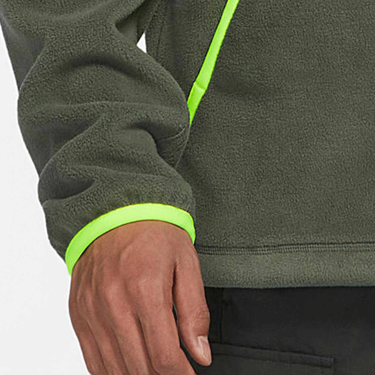 Nike Jackets Green Hooded