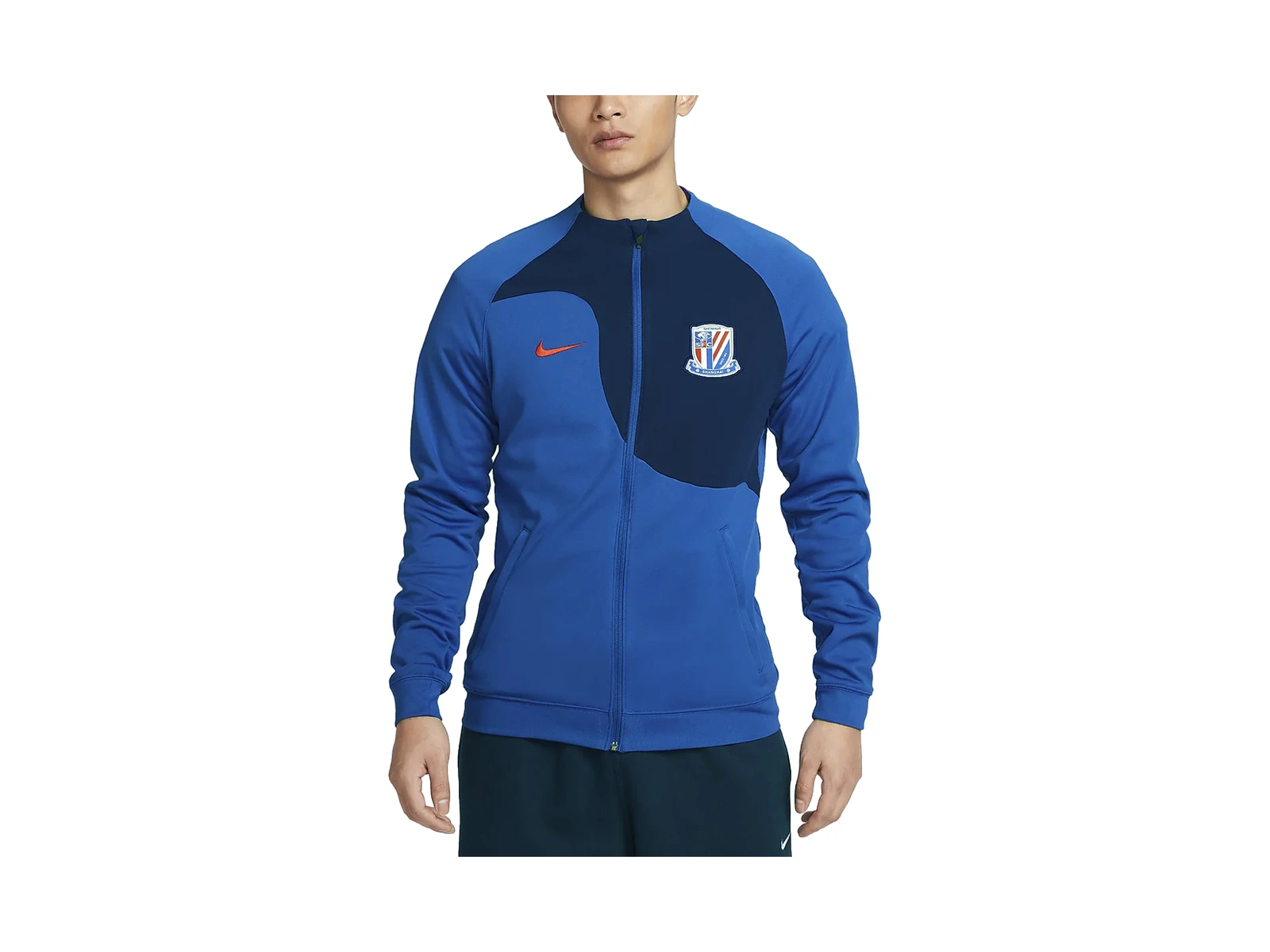 Nike Jackets Blue Stand Collar Moderate