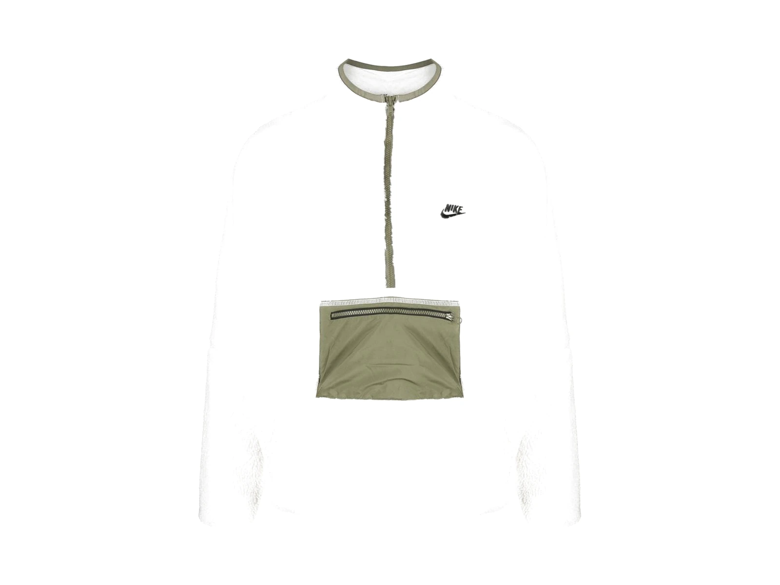 Nike Jackets White Stand Collar Moderate