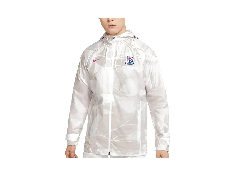 Nike Jackets White Hooded Moderate Other