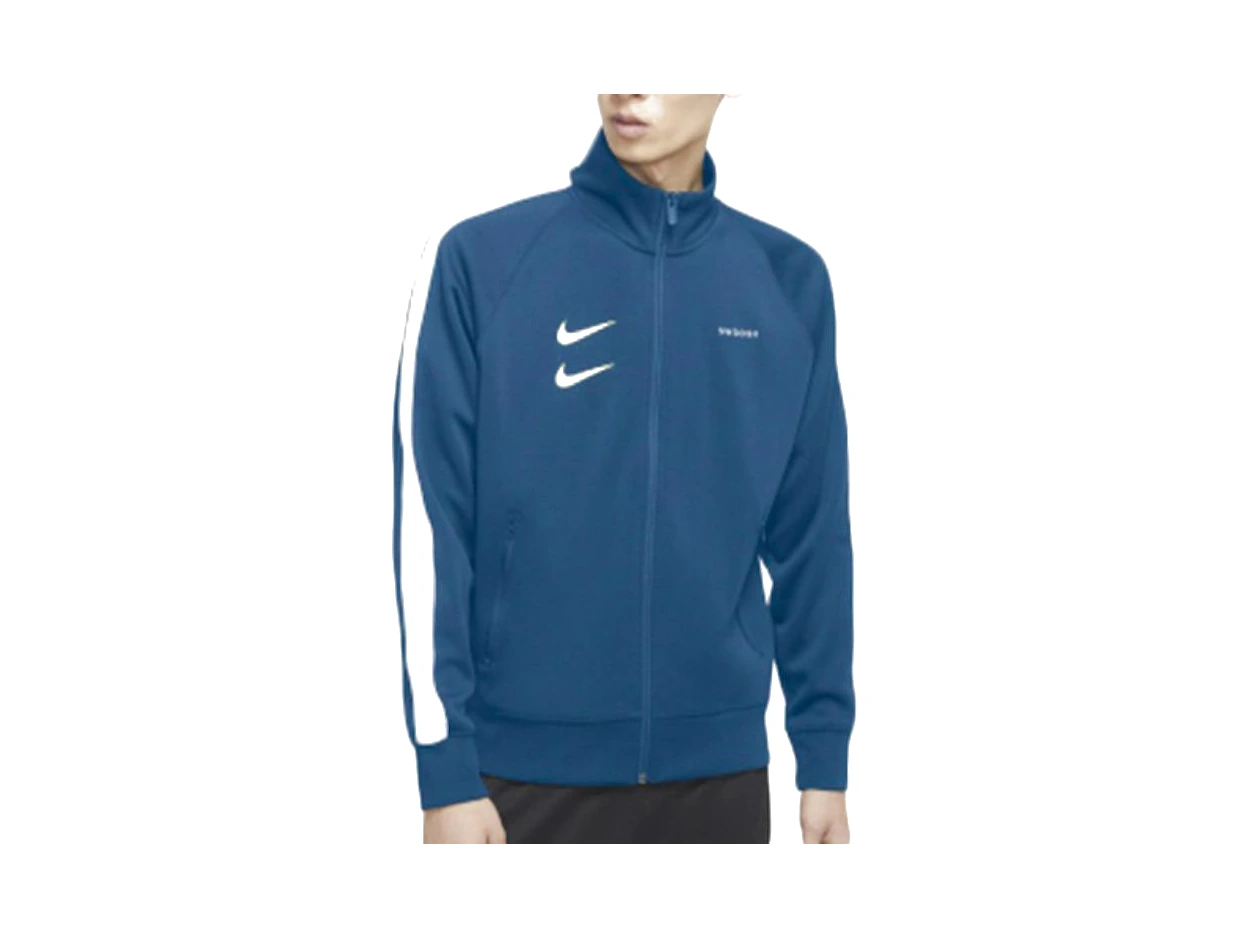 Nike Jackets Power Blue Stand Collar