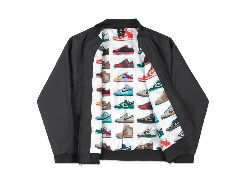 Nike Jackets Black Stand Collar Moderate