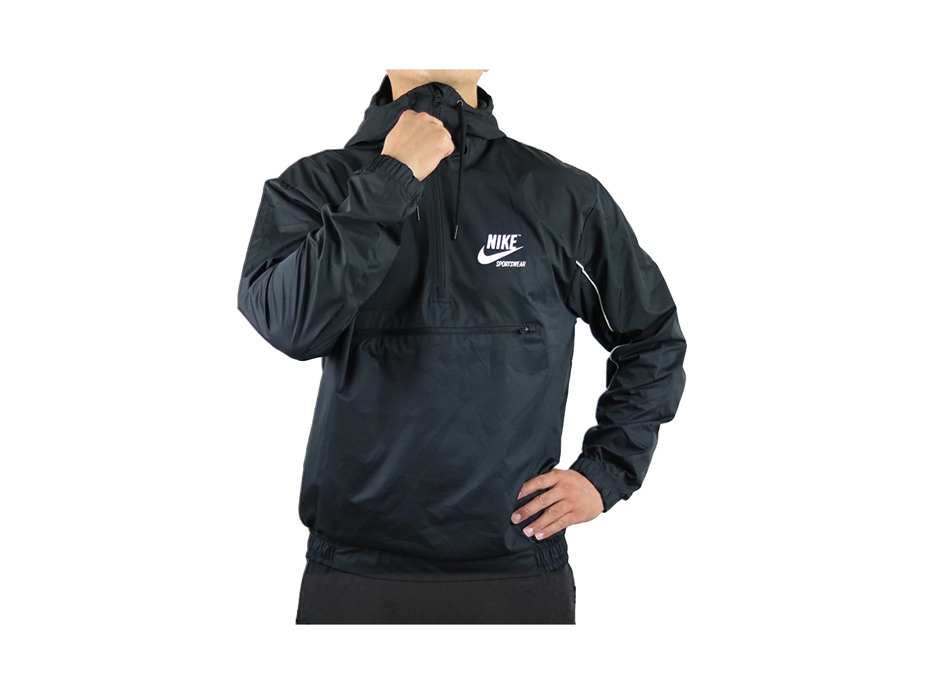 Nike Jackets Black Hooded Moderate Other