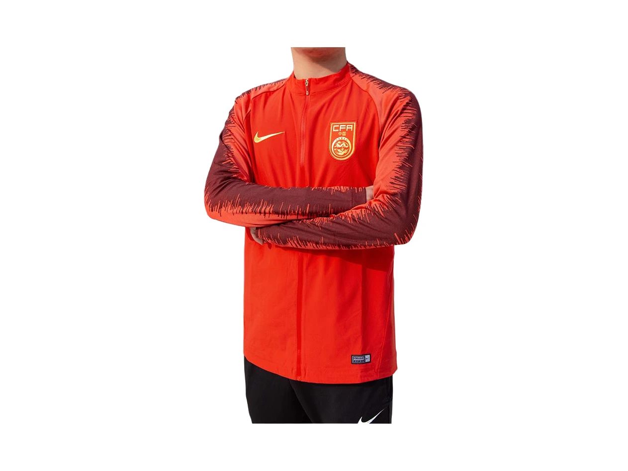 Nike Jackets Red Stand Collar Moderate