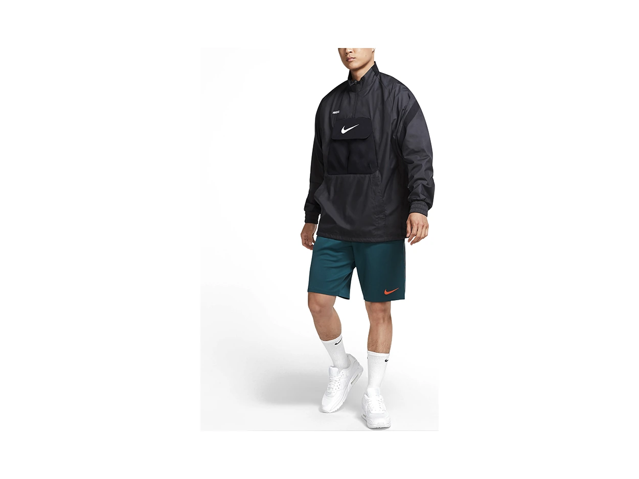 Nike Jackets Black Stand Collar Moderate