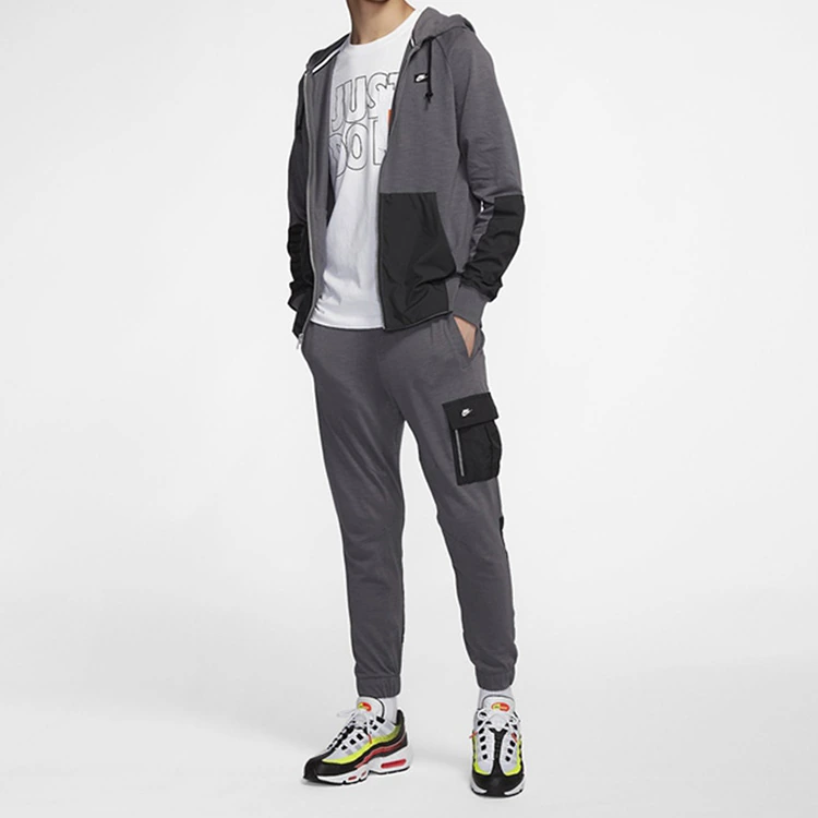 Nike Jackets Gray Hooded