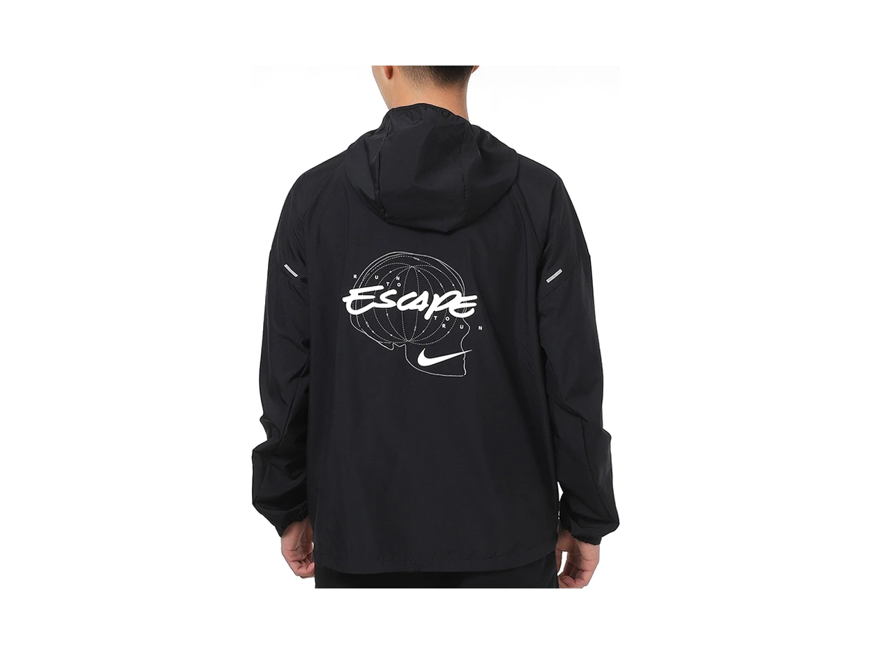 Nike Jackets Black Hooded Moderate Other