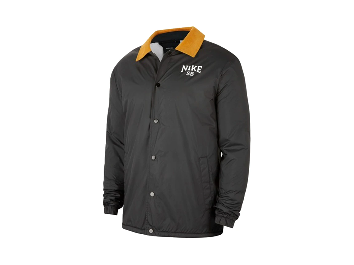 Nike Jackets Black Lapel Moderate