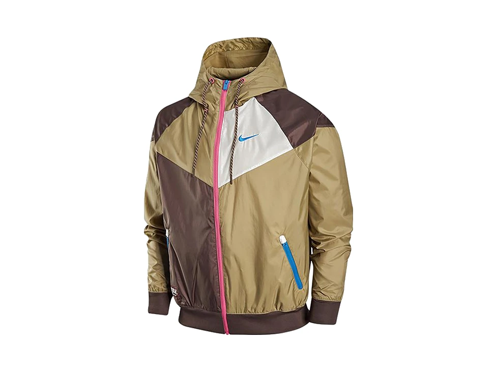 Nike Jackets Gray Brown Hooded Moderate