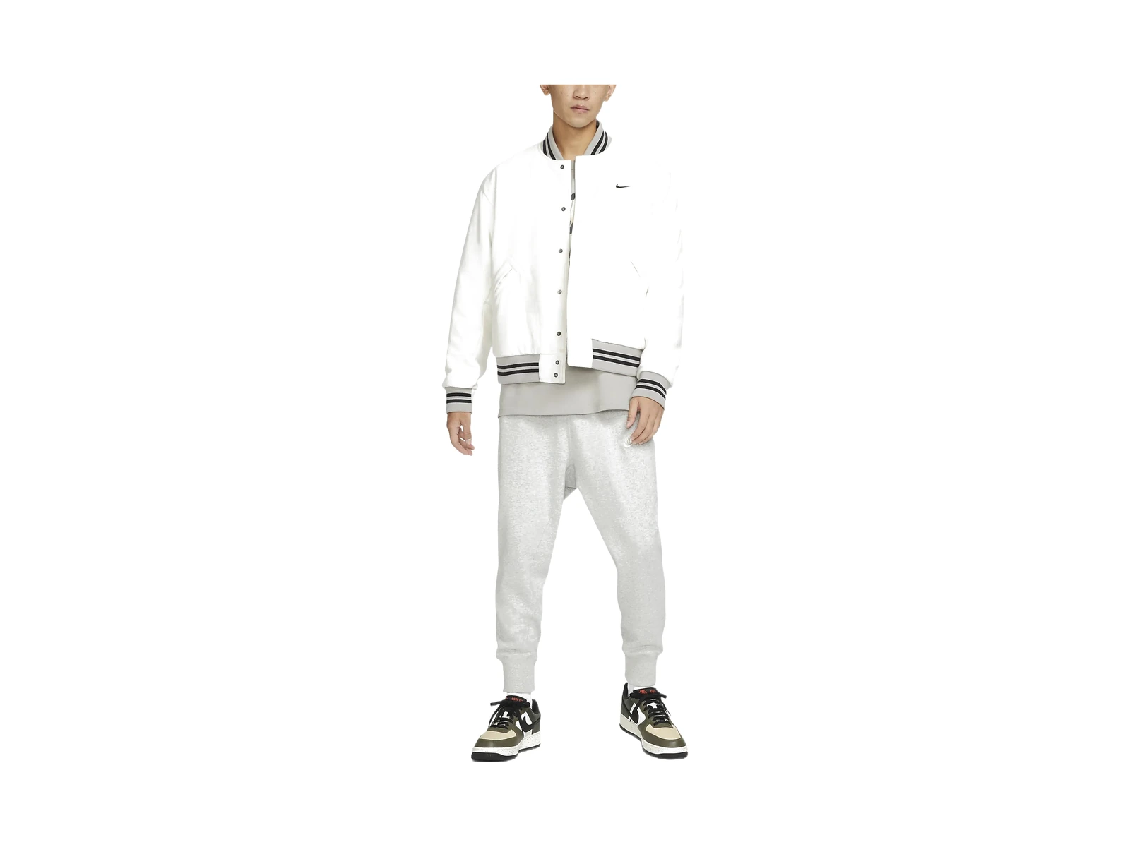 Nike Jacket Phantom Gray White