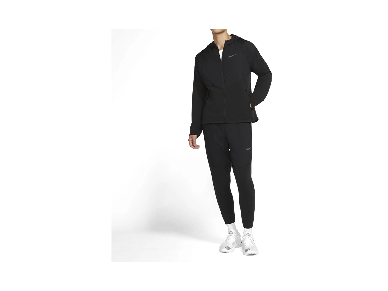 Nike Jackets Black Hooded