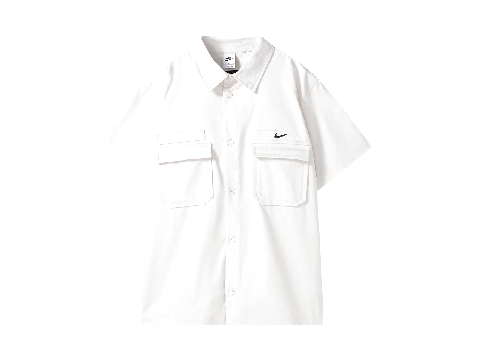 Nike Woven Jackets White Lapel Moderate