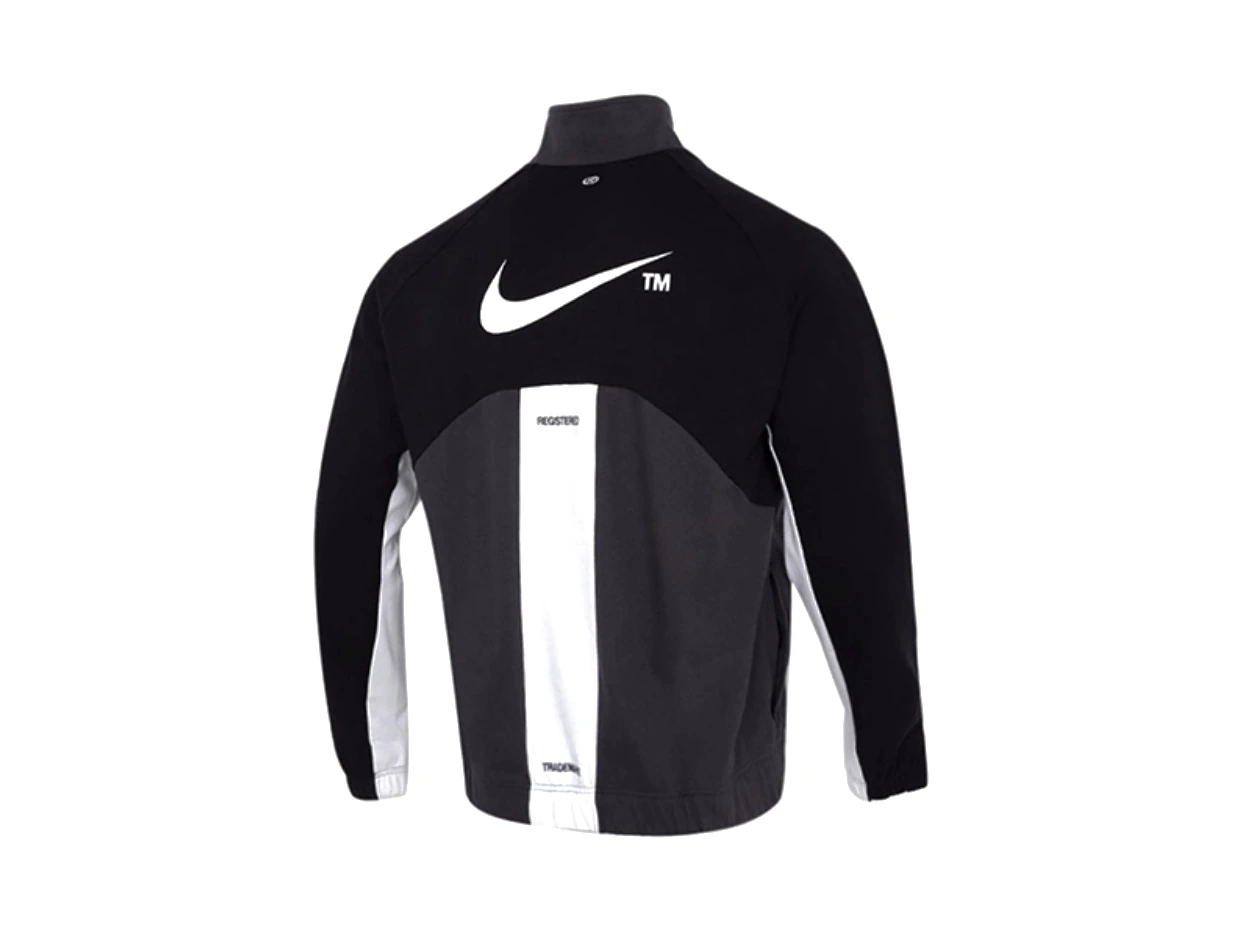 Nike Jackets Black Stand Collar Moderate