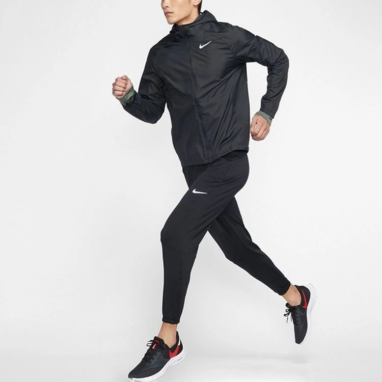 Nike Jackets Black Hooded Moderate Other
