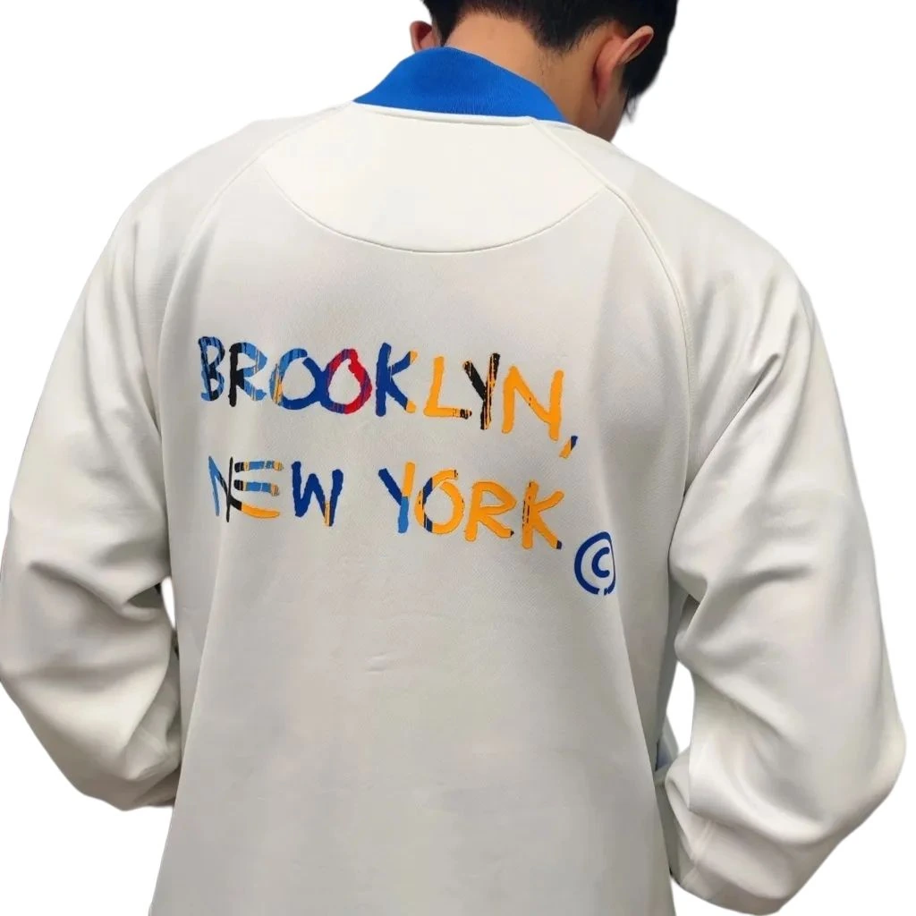 Nike Jackets White Baseball Collar