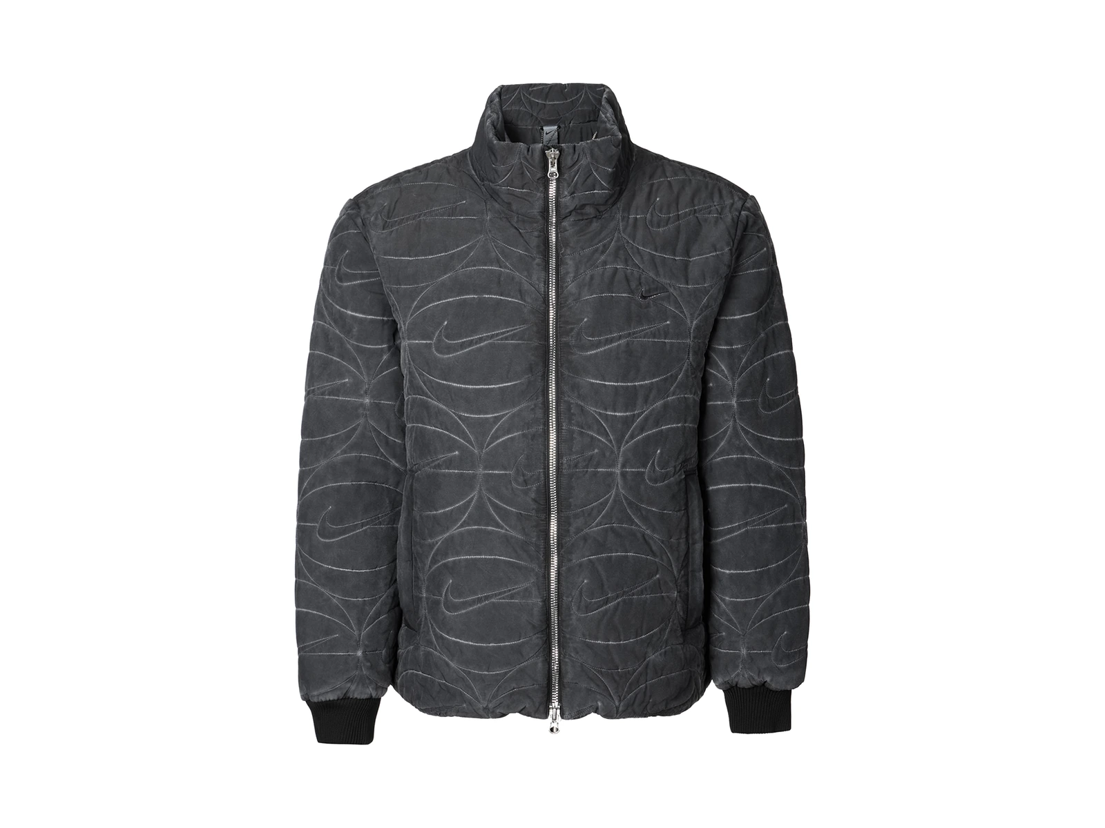 Nike Jackets Black Stand Collar Moderate
